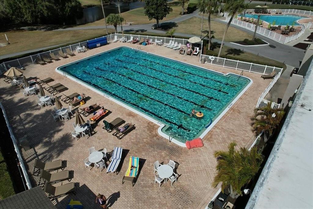9130 Bassett Lane New Port Richey, FL 34655 - Photo 36 of 41 an aerial view of a backyard