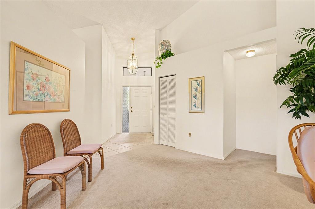 9130 Bassett Lane New Port Richey, FL 34655 - Photo 9 of 41 a living room with furniture and a potted plant
