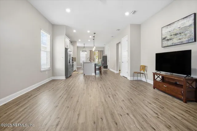 a view of a living room