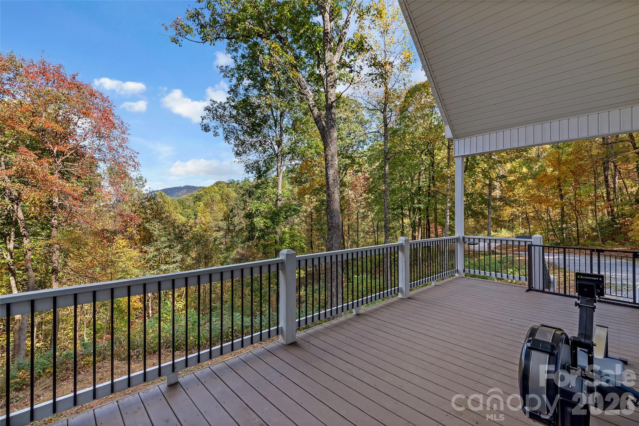 771 Sally Gap Road Old Fort, NC 28762 - Photo 29 of 44 a view of balcony with furniture