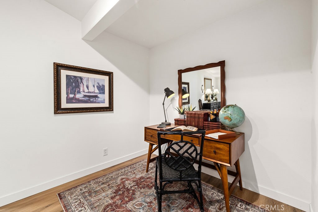 249 Alru Street Rialto, CA 92376 - Photo 11 of 33 Office nook or flex workspace with built-in desk setup