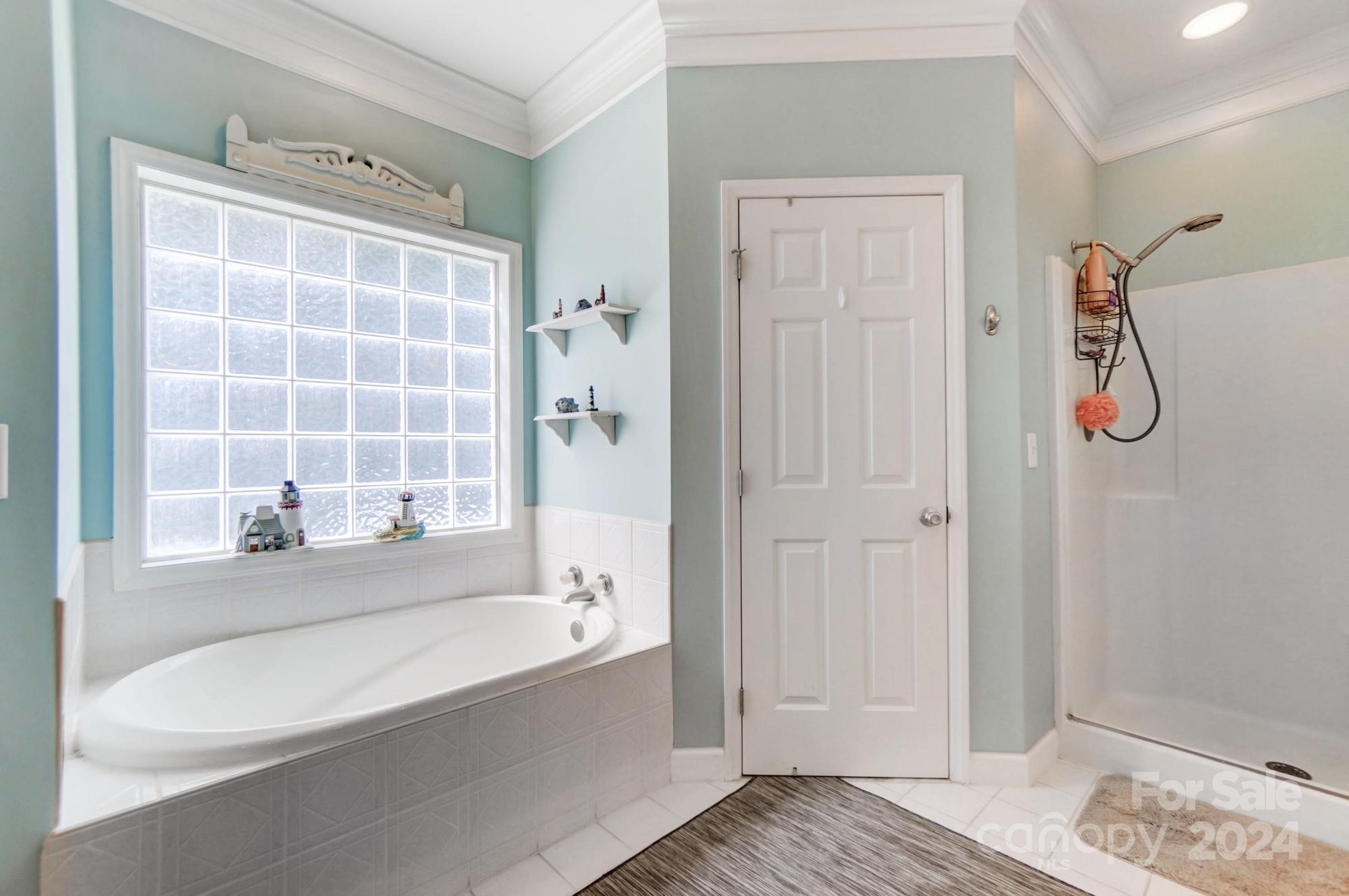 8387 Fairfield Forest Road Denver, NC 28037 - Photo 23 of 38 a bathroom with a bathtub and a shower