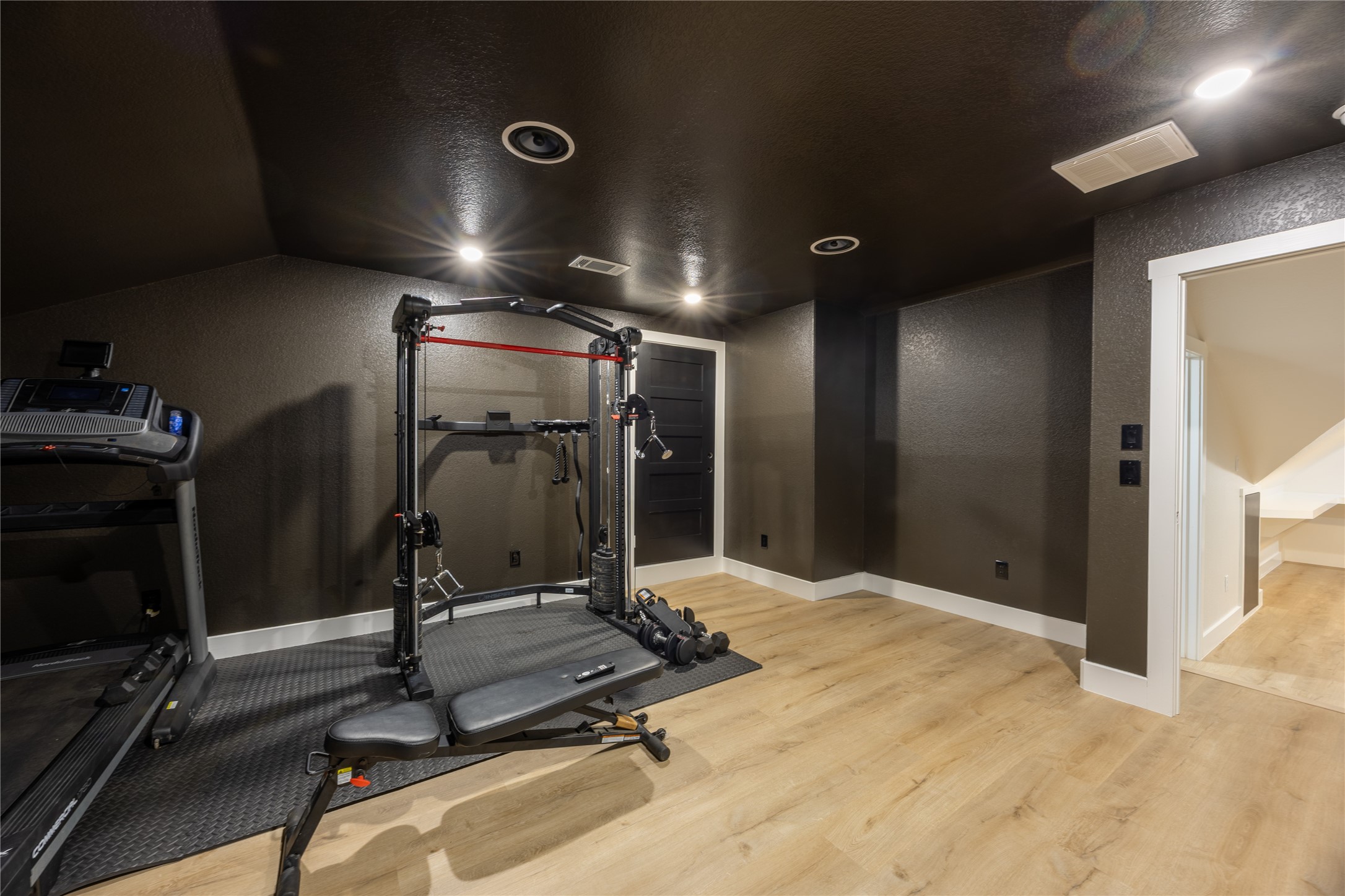 1000 Denson Allen Road Coldspring, TX 77331 - Photo 42 of 47 Upstairs room. Used as a workout room but could be a theater room.