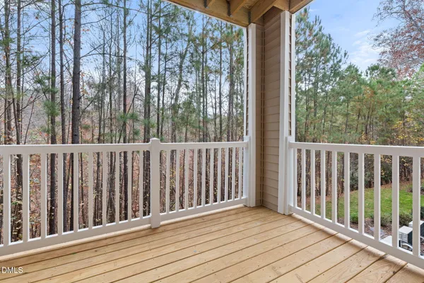 a view of a wooden fence