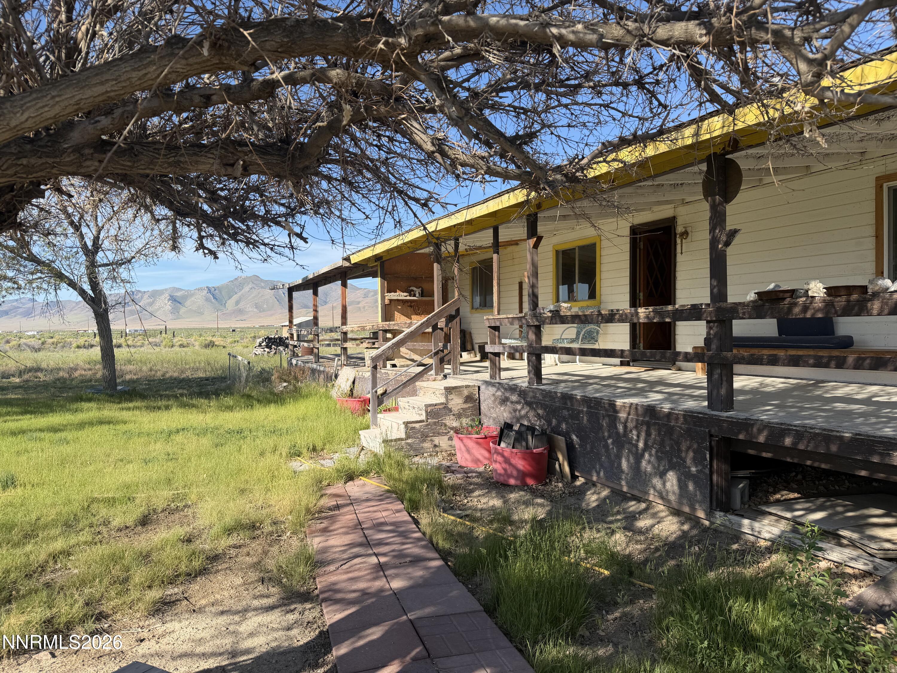 3250 Youngberg Road Winnemucca, NV 89445 - Photo 46 of 49 a view of a backyard with plants and a patio