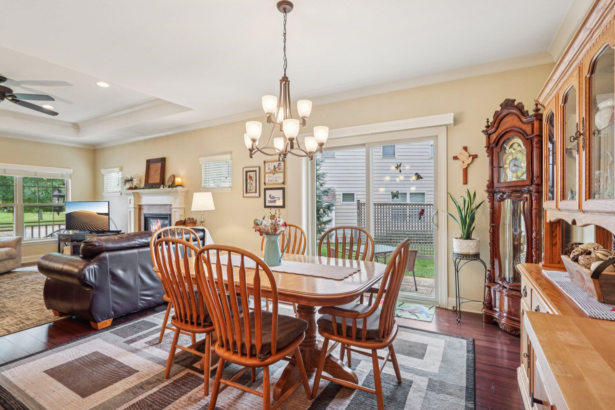 656 Baker Street Walworth, WI 53184 - Photo 4 of 45 Dining room opens to patio