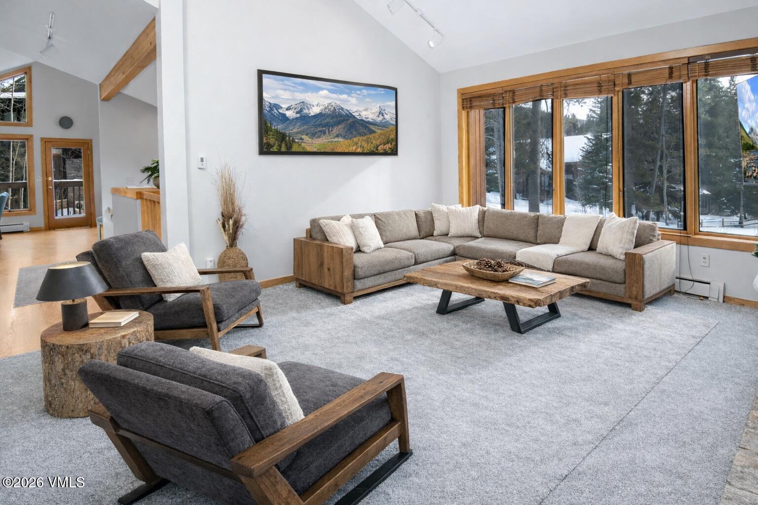5159 Gore Circle Vail, CO 81657 - Photo 2 of 36 a living room with furniture and large window