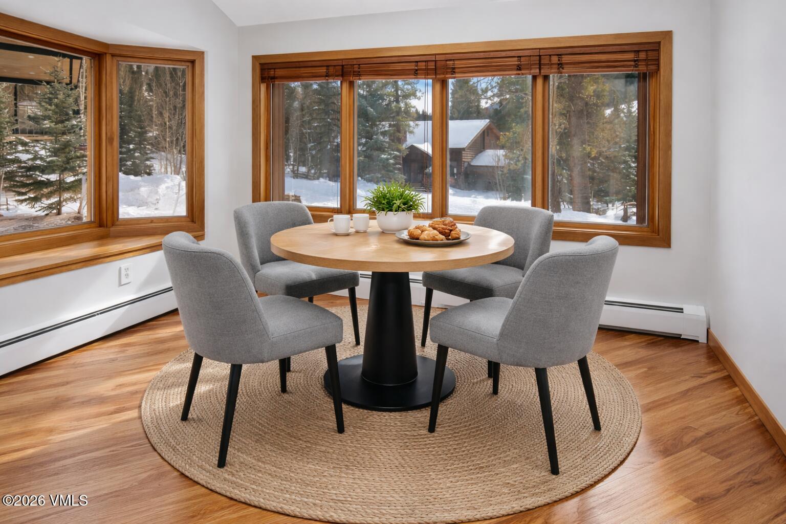 5159 Gore Circle Vail, CO 81657 - Photo 5 of 36 a view of a dining room with furniture window and outside view
