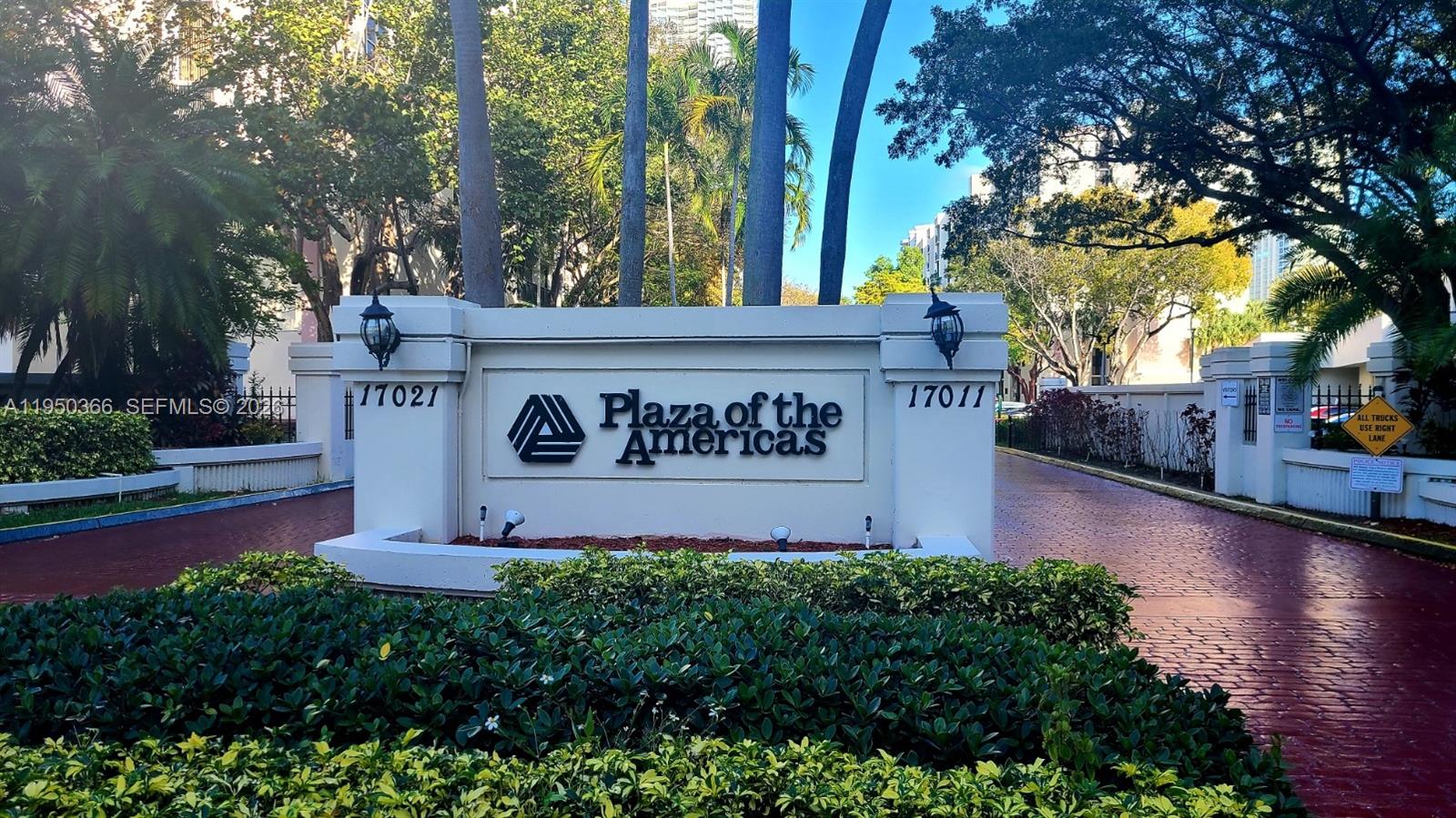 16909 North Bay Road, Unit 806 Sunny Isles Beach, FL 33160 - Photo 23 of 27 a view of outdoor space with garden and tree