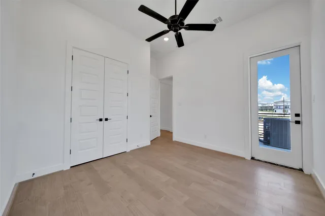 wooden floor in an empty room