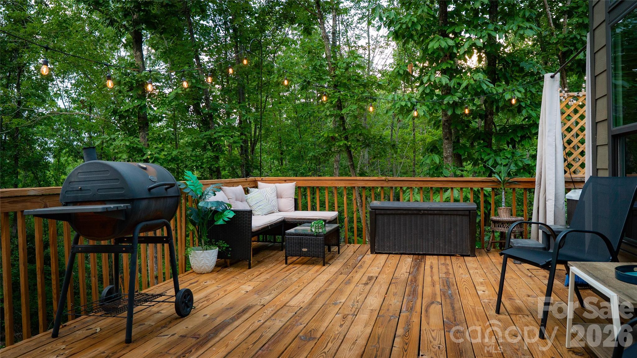 221 Summerfield Lane Rutherfordton, NC 28139 - Photo 24 of 33 a terrace view with sitting space and trees
