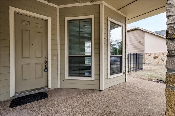 a view of a house with front door