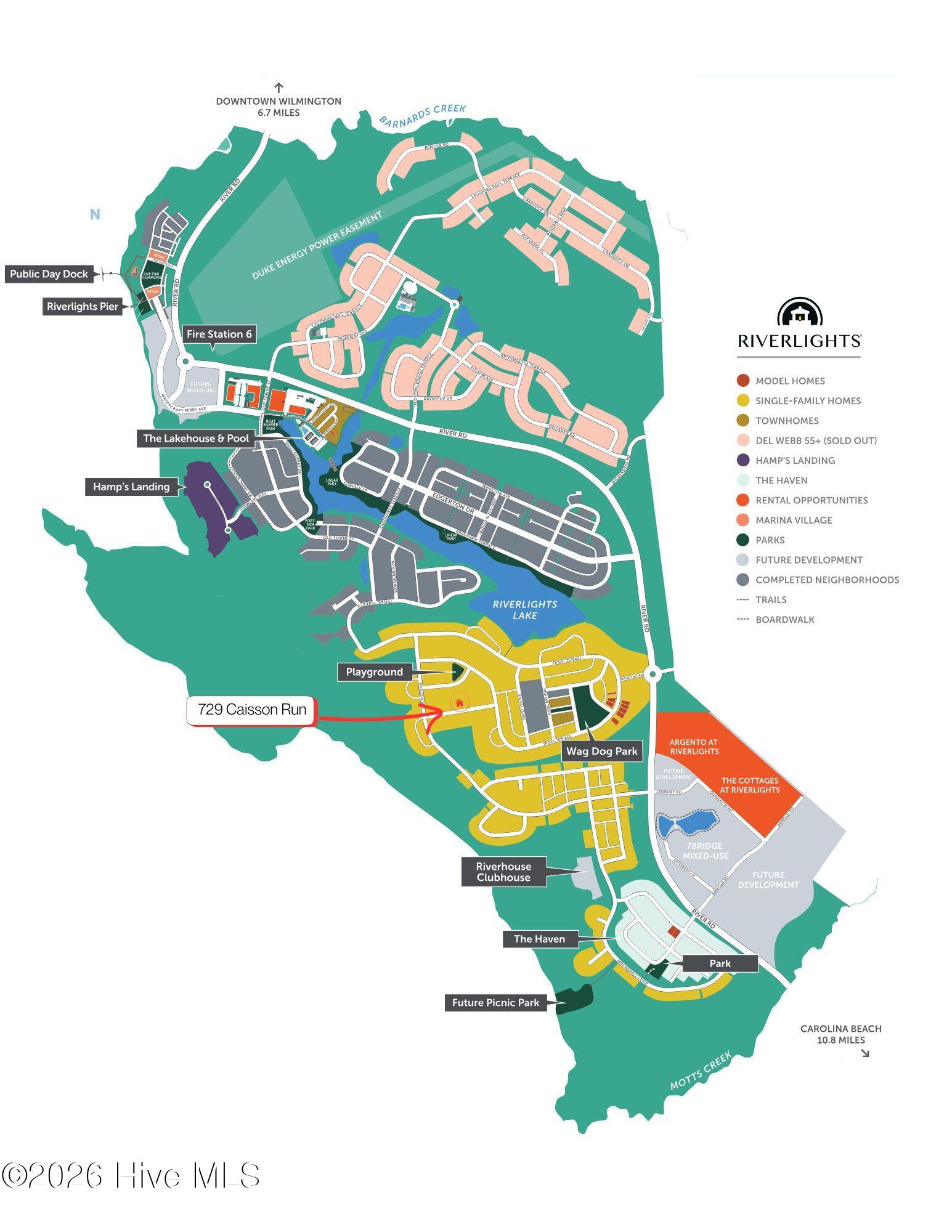 729 Caisson Run Wilmington, NC 28412 - Photo 59 of 95 729 Caisson Run Community Map