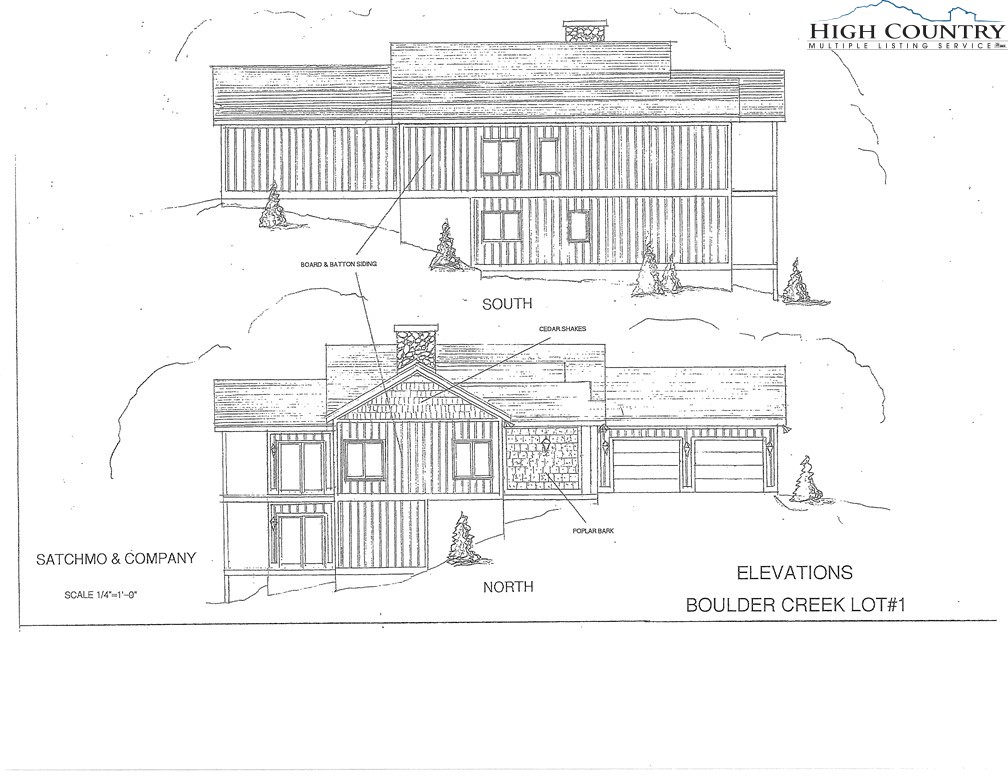 Boulder Creek Drive Boone, NC 28607 - Photo 2 of 38 a black and white photo of a living room