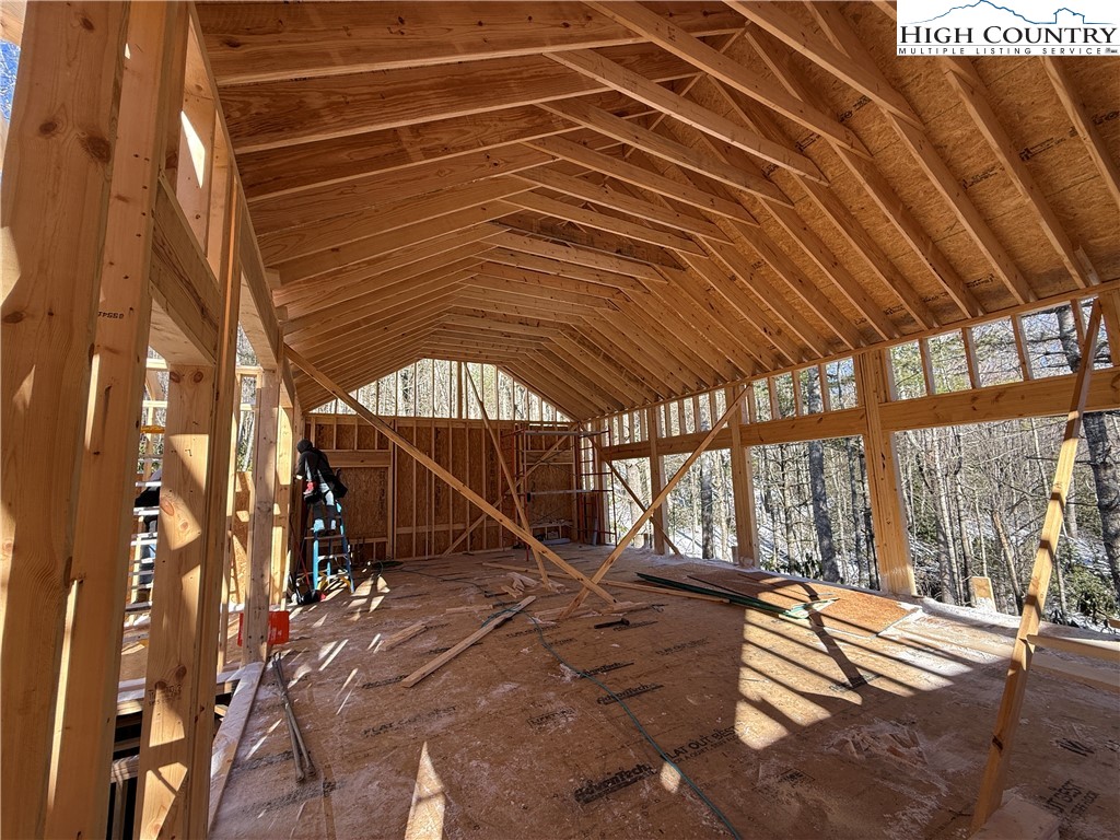 Boulder Creek Drive Boone, NC 28607 - Photo 28 of 38 a view of an outdoor space and wooden roof