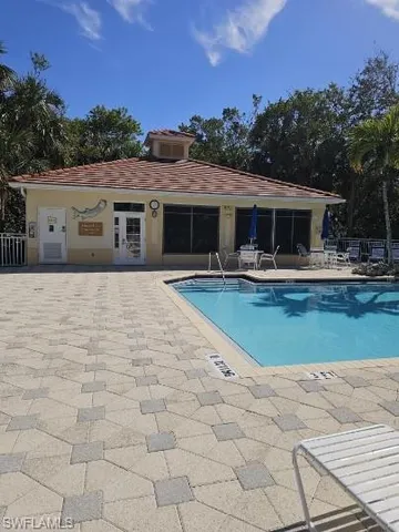 a view of outdoor space yard and swimming pool