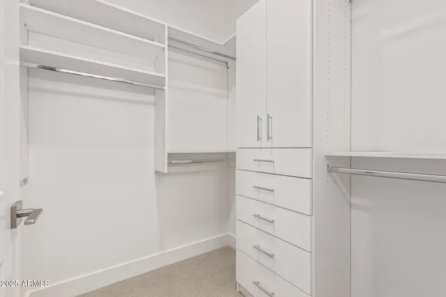 a view of walk in closet