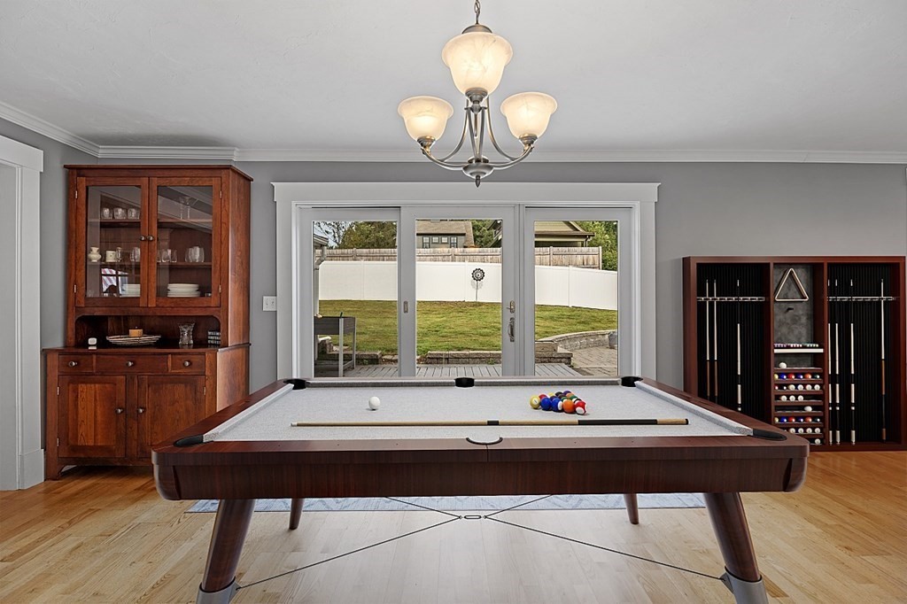 8 Perham Street Chelmsford, MA 01824 - Photo 20 of 42 a room with pool table and windows
