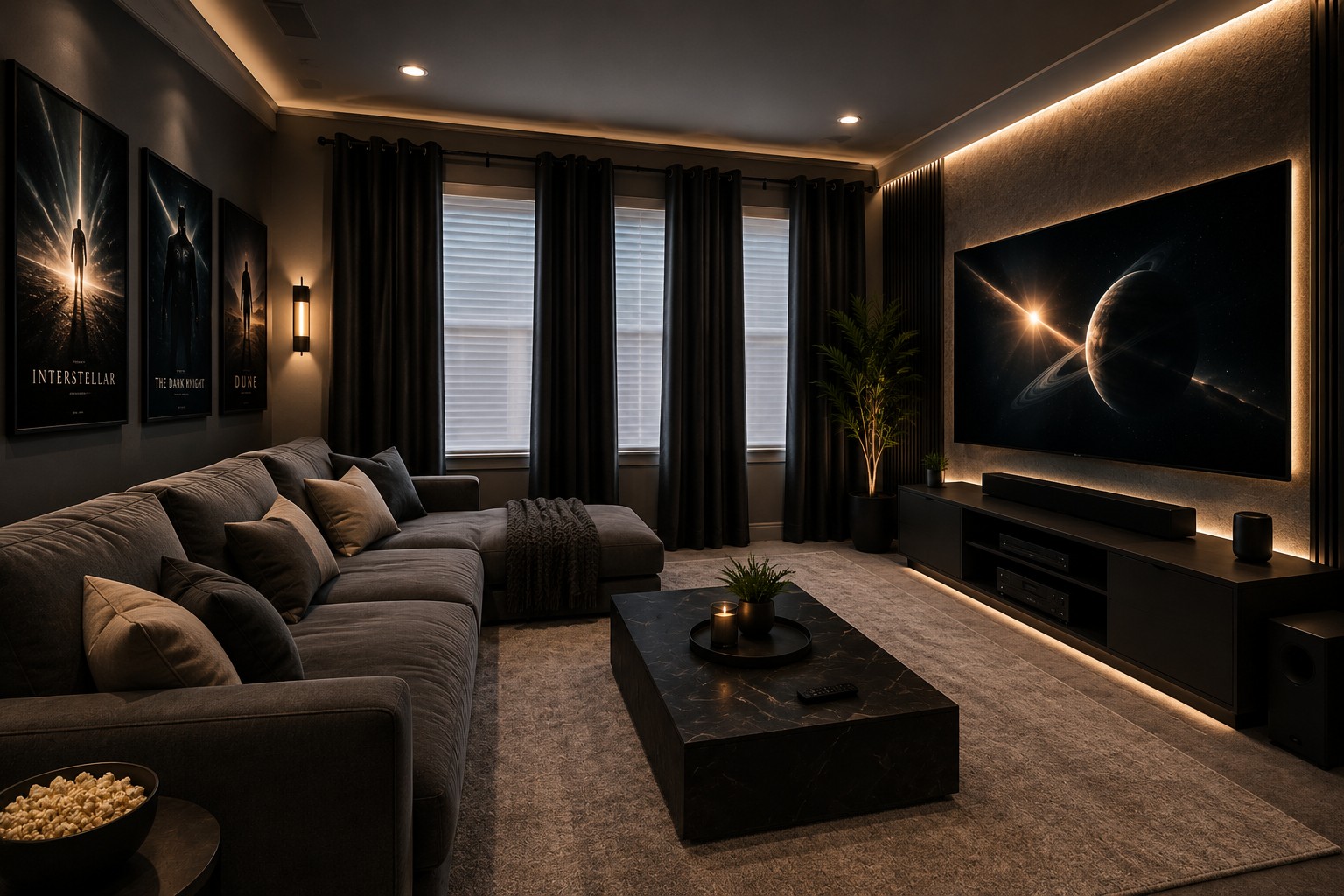 2617 Milan Meadows Drive Leander, TX 78641 - Photo 20 of 40 Experience cinematic grandeur in this inviting home theater or office.