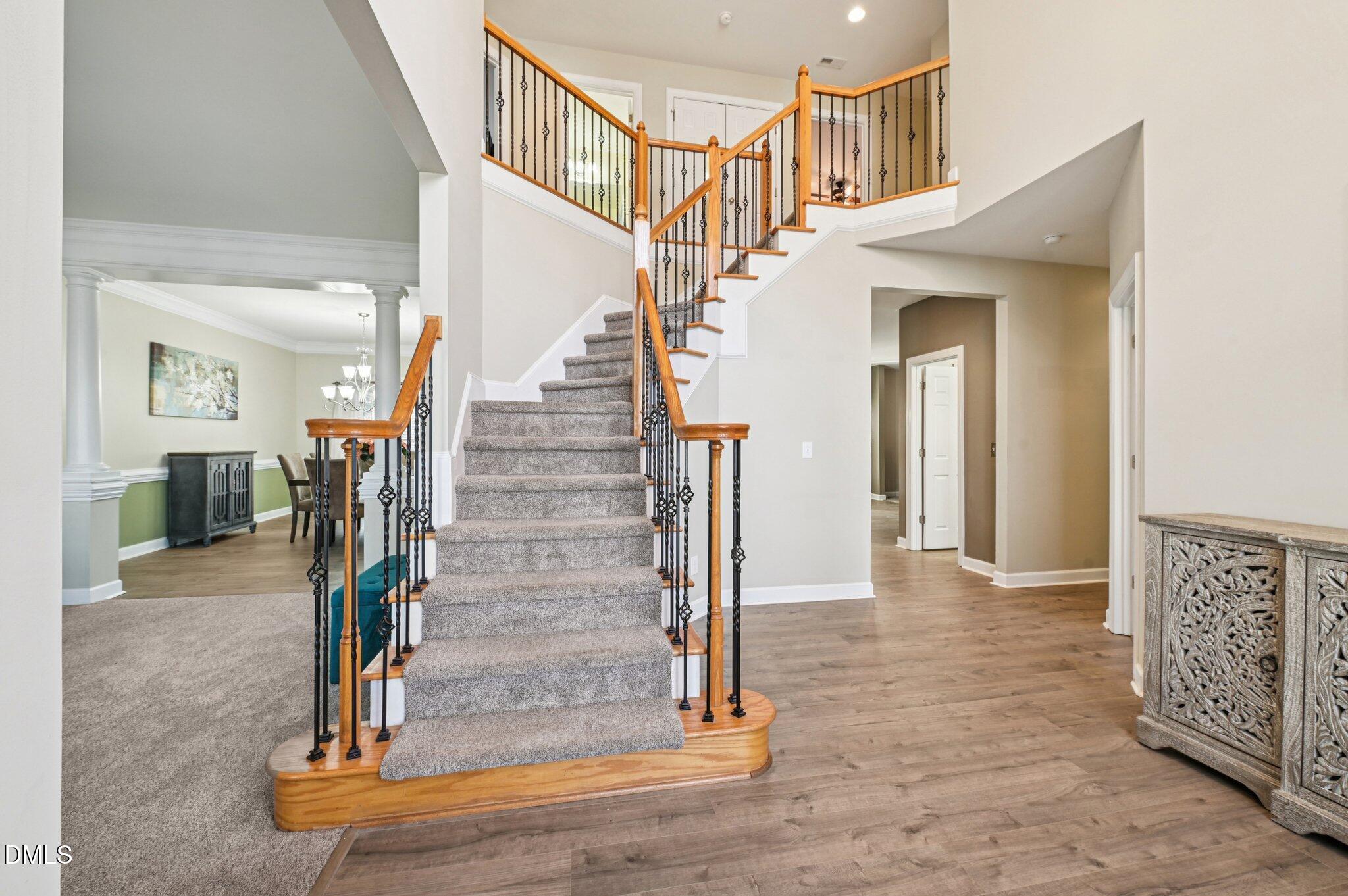 7 Brightfield Lane Durham, NC 27712 - Photo 4 of 41 a view of entryway and hall