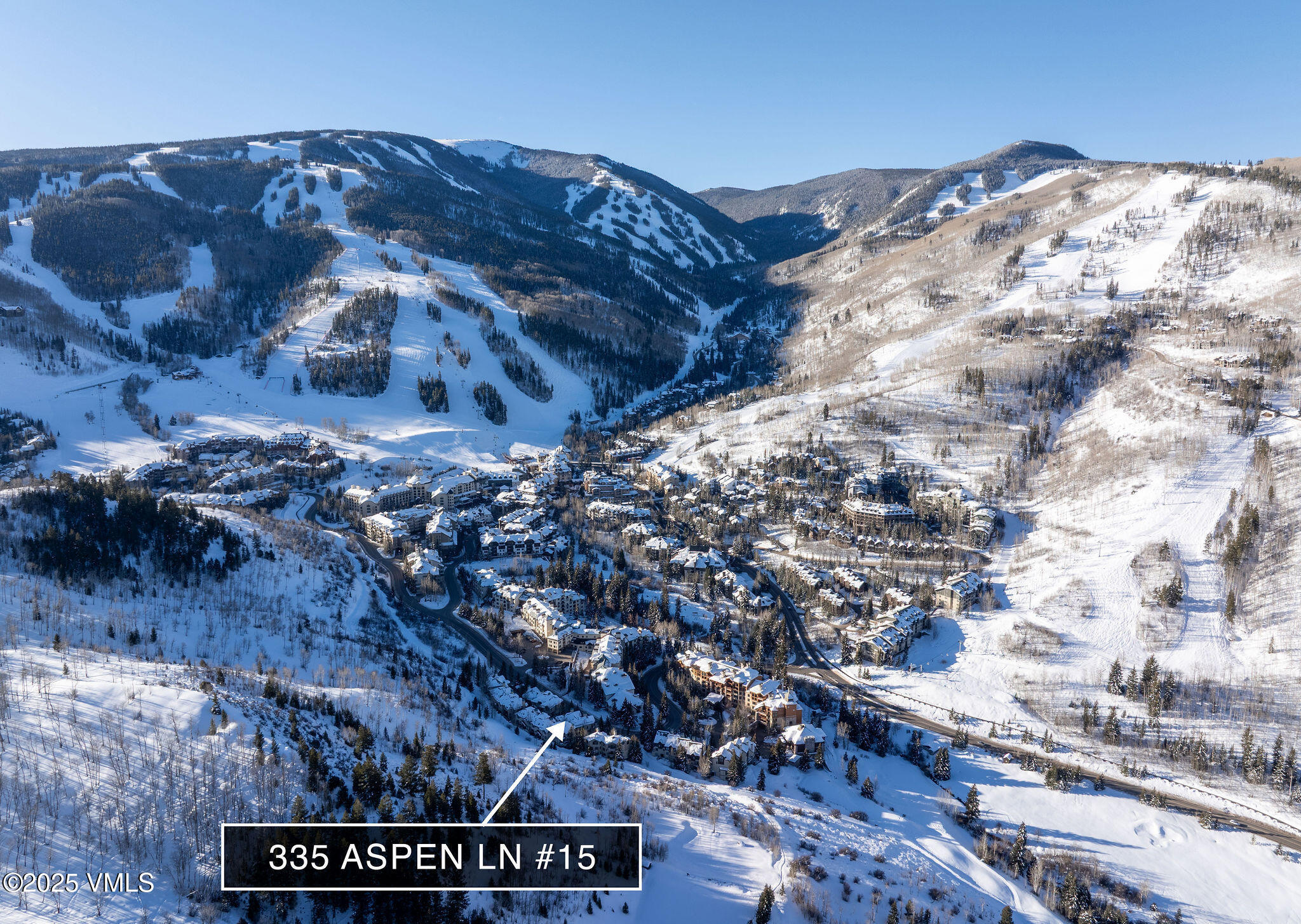 335 Aspen Lane, Unit 15 Beaver Creek, CO 81620 - Photo 3 of 32 2502_335_aspen_ln_15_aerial_c