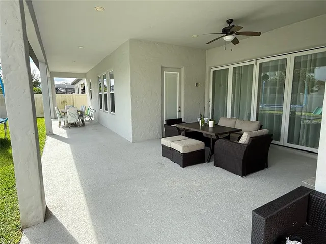a house view with a garden space