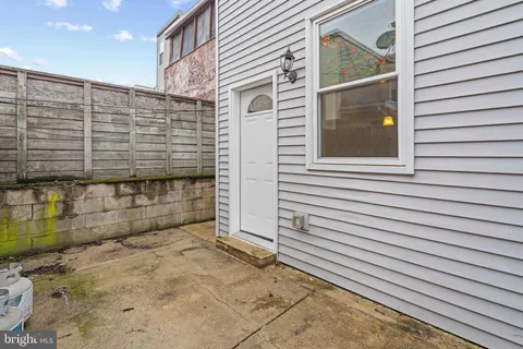 a view of front door of house