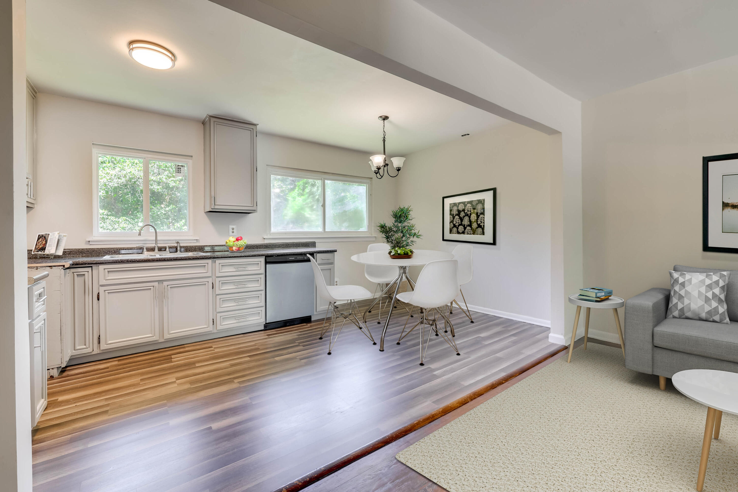 3532 Jonathan Circle Augusta, GA 30906 - Photo 6 of 48 Living to Kitchen