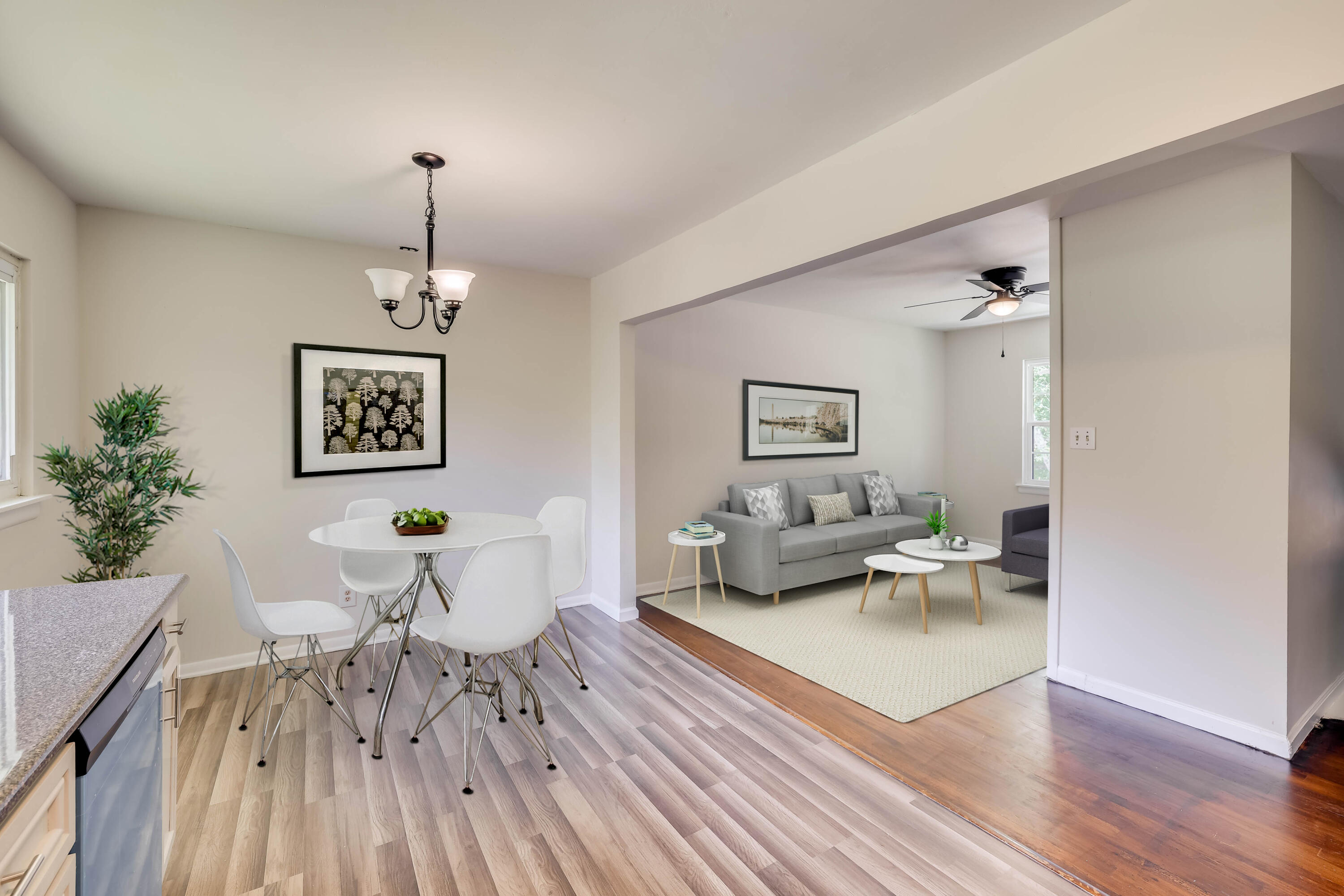 3532 Jonathan Circle Augusta, GA 30906 - Photo 7 of 48 Kitchen to Living