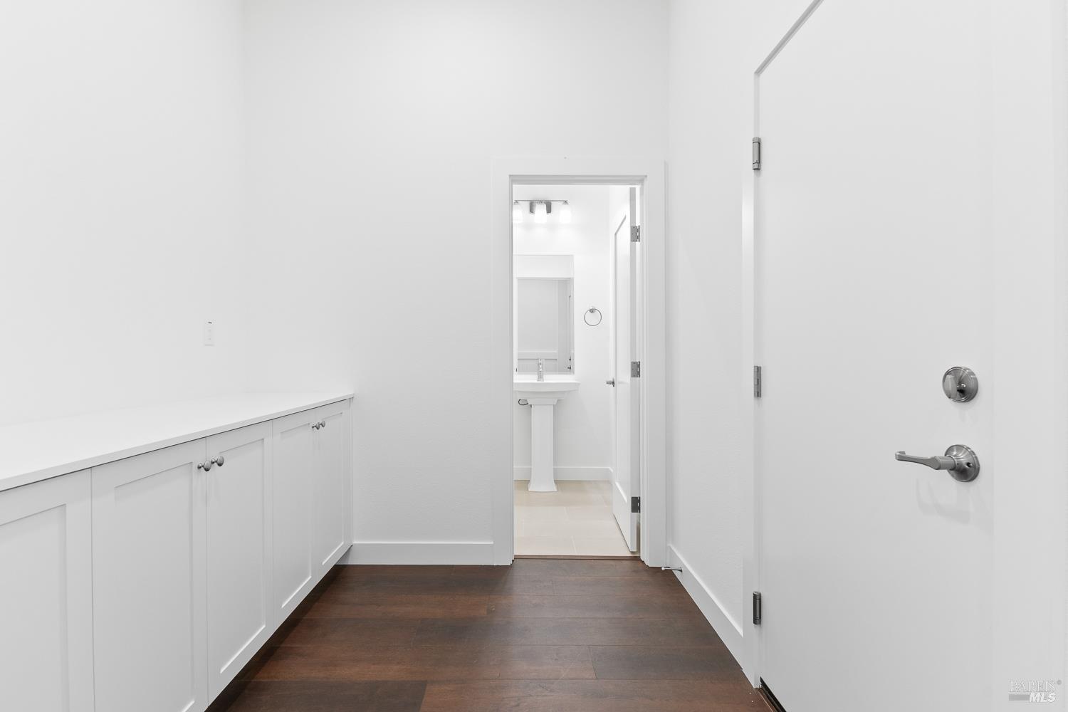 7325 Willowglen Drive Rohnert Park, CA 94928 - Photo 12 of 20 a view of a hallway with wooden floor