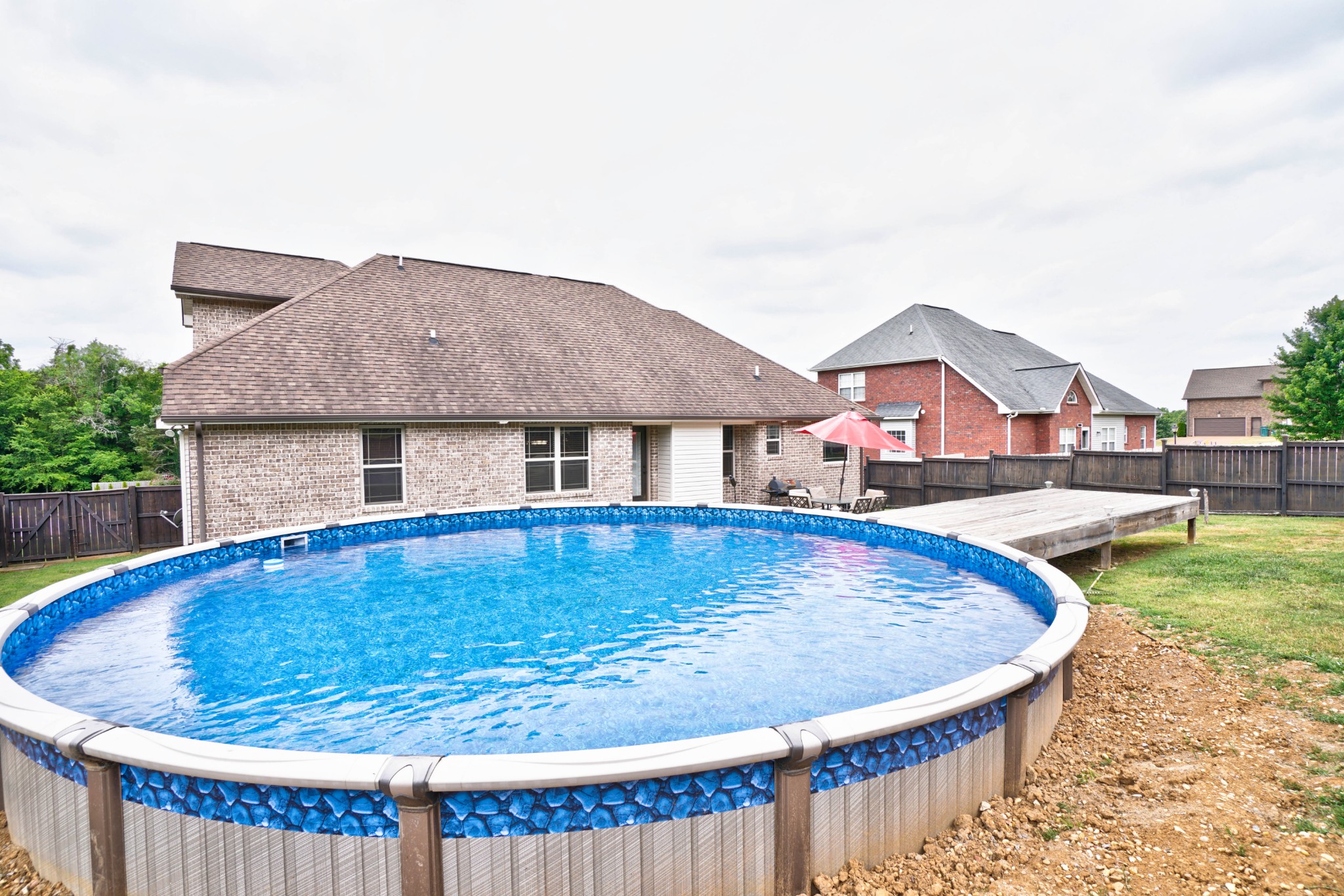 221 Abbey Road Lebanon, TN 37090 - Photo 33 of 36 a view of house with swimming pool and yard