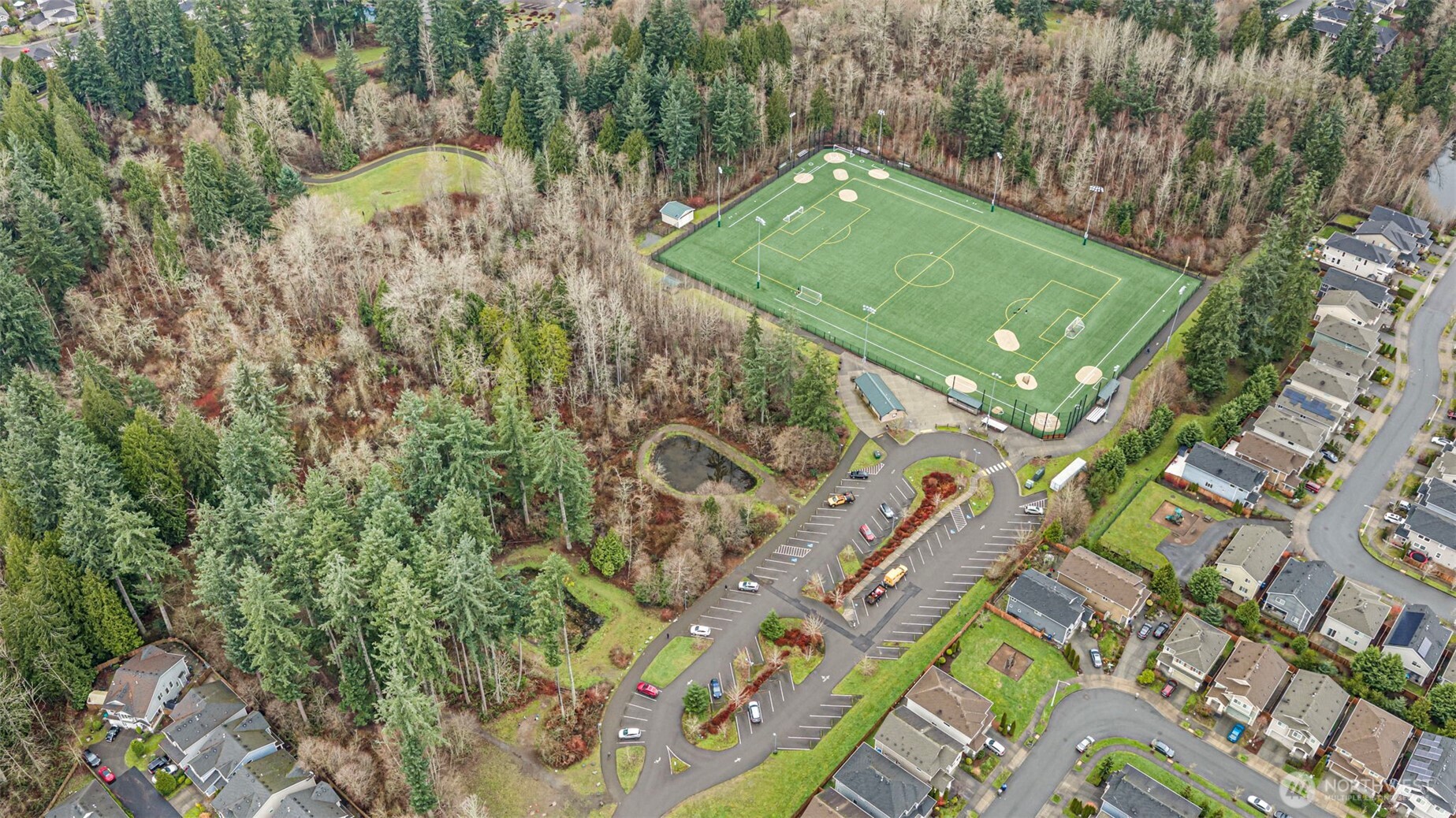 17913 38th Drive Southeast, Unit 20 Bothell, WA 98012 - Photo 32 of 32 an aerial view of a football ground