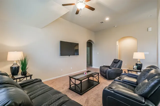 a bathroom with a sink a light fixture a vanity and a mirror