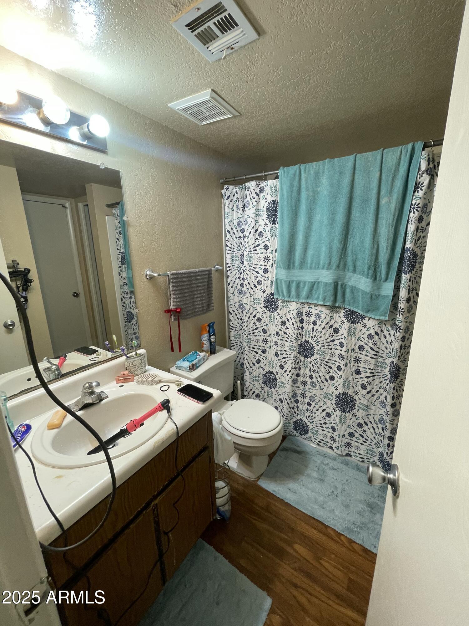 2822 East Kathleen Road Phoenix, AZ 85032 - Photo 5 of 30 a bathroom with a sink toilet and shower