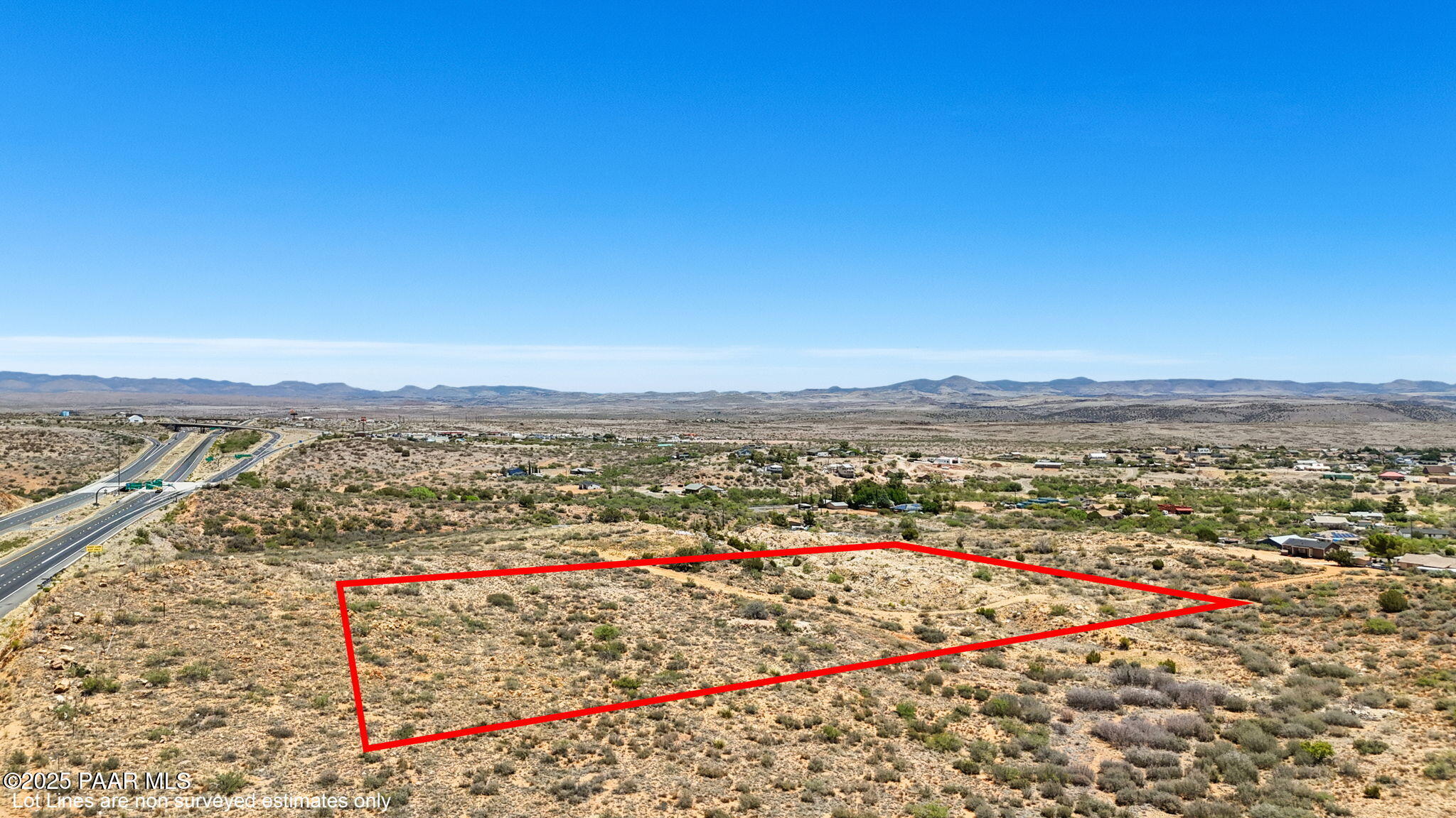 0 South Lot J - Val Vista Road Mayer, AZ 86333 - Photo 5 of 15 5-007J Aerial_3 Lot Lines