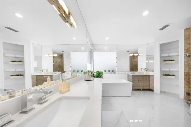 a view of swimming pool with a patio and a yard