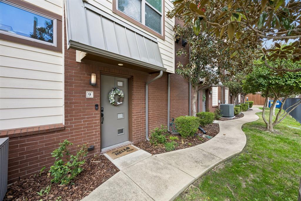 5875 Ross Avenue, Unit 9 Dallas, TX 75206 - Photo 4 of 29 Property entrance featuring brick and siding