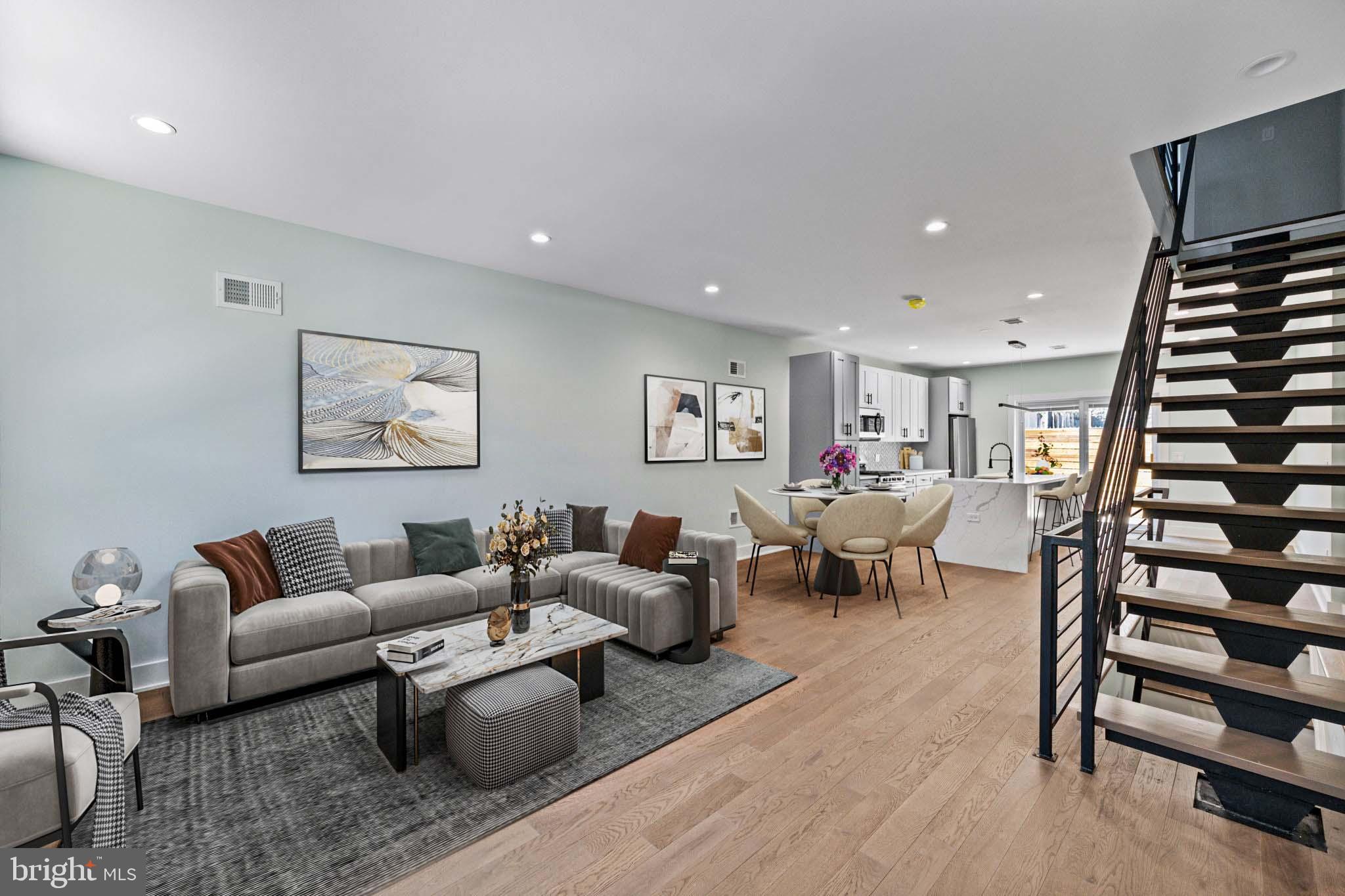 2202 East Huntingdon Street Philadelphia, PA 19125 - Photo 3 of 42 a living room with furniture and wooden floor