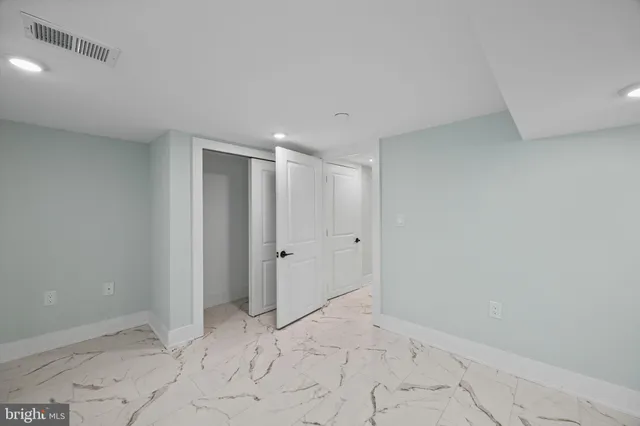 a view of an empty room