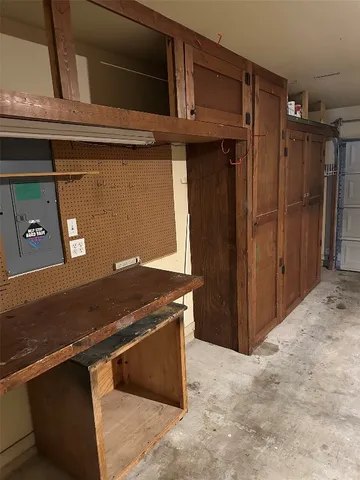 a view of a room with an empty space