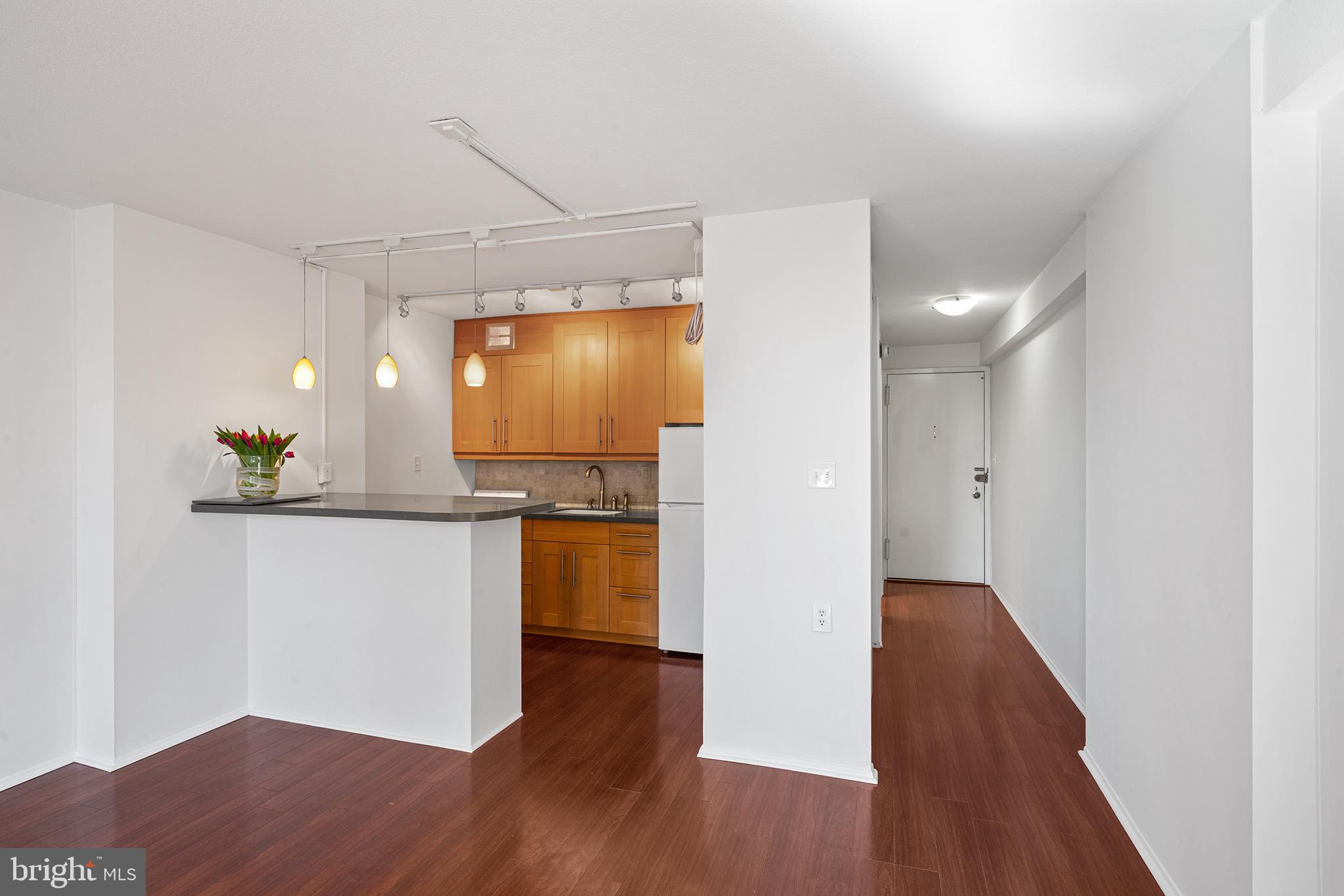 1919 Chestnut Street, Unit 1513 Philadelphia, PA 19103 - Photo 1 of 25 a view of kitchen with wooden floor