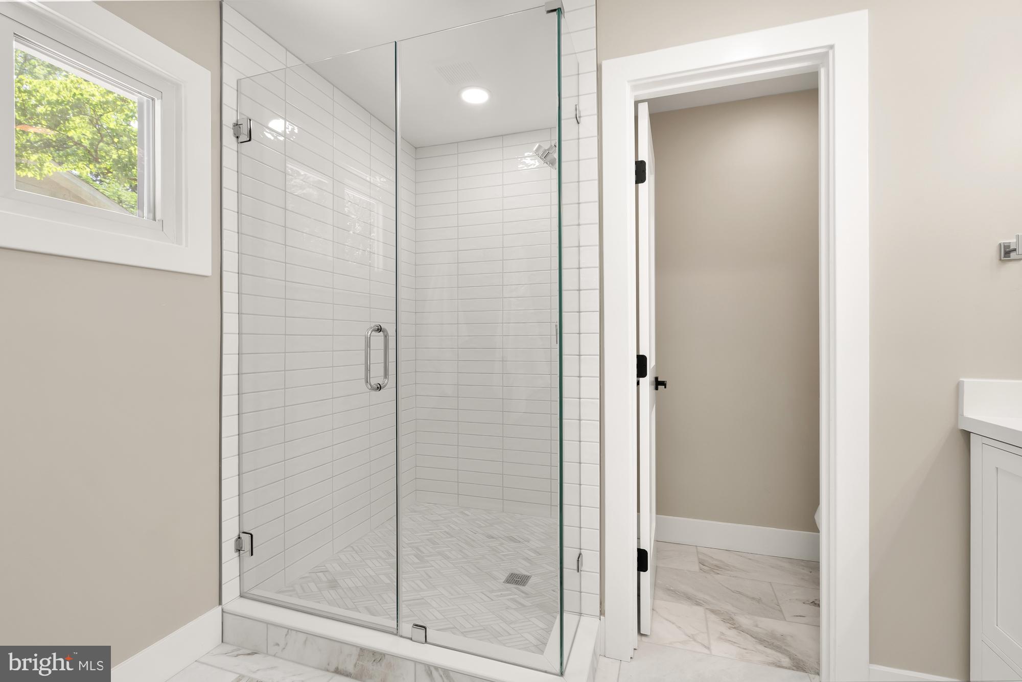 4024 Simms Drive Kensington, MD 20895 - Photo 25 of 42 Primary shower w/ gorgeous tile