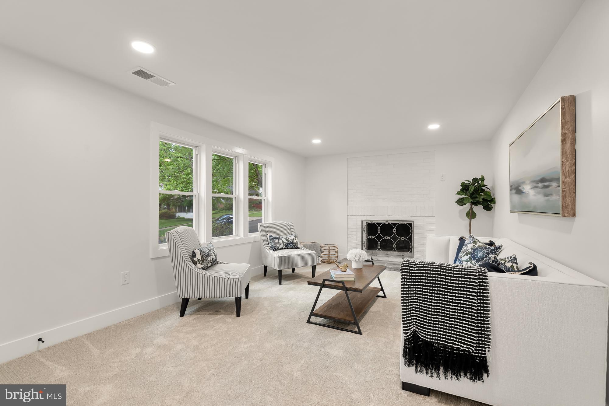 4024 Simms Drive Kensington, MD 20895 - Photo 34 of 42 One of 2 Family Rooms with fireplace