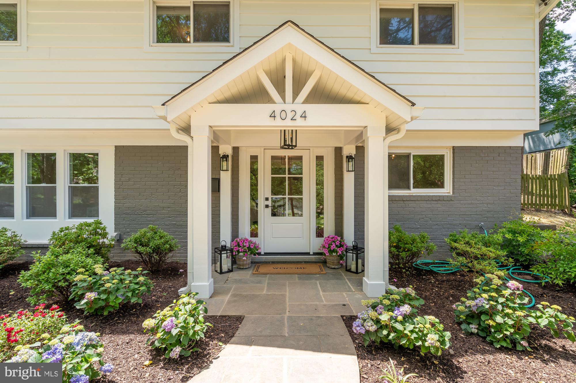4024 Simms Drive Kensington, MD 20895 - Photo 4 of 42 Welcome! Gorgeous New Portico!