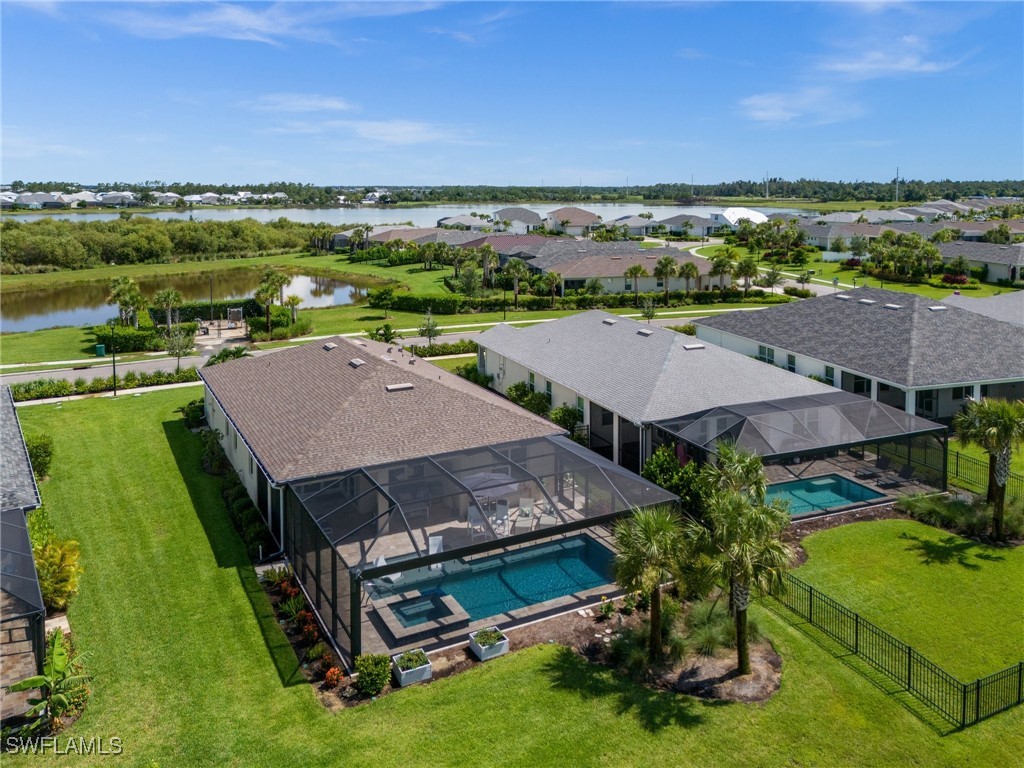 42243 Edgewater Drive Punta Gorda, FL 33982 - Photo 13 of 46 an aerial view of a house with a garden