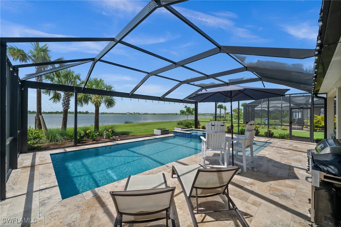 42243 Edgewater Drive Punta Gorda, FL 33982 - Photo 44 of 46 a view of a backyard with sitting area
