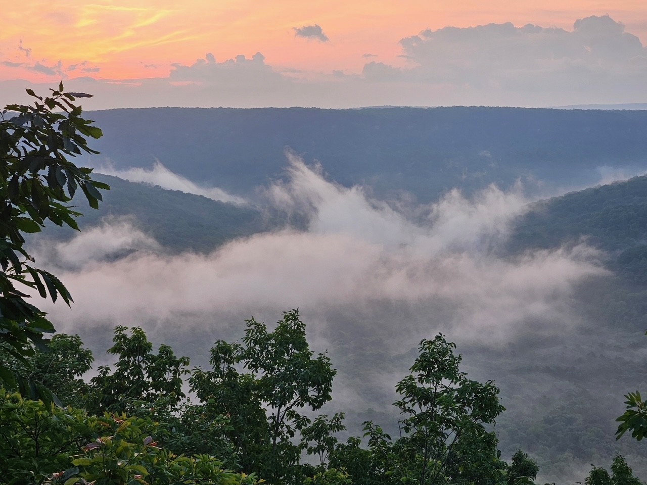 a view of a lake in middle of the house