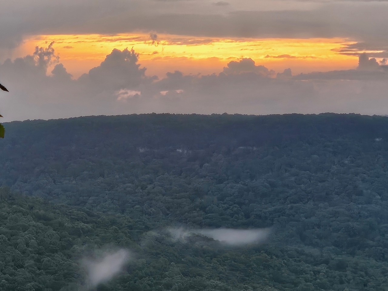 0 Grassy Ridge Road Beersheba Springs, TN 37305 - Photo 2 of 3 a view of mountain with sunset in background