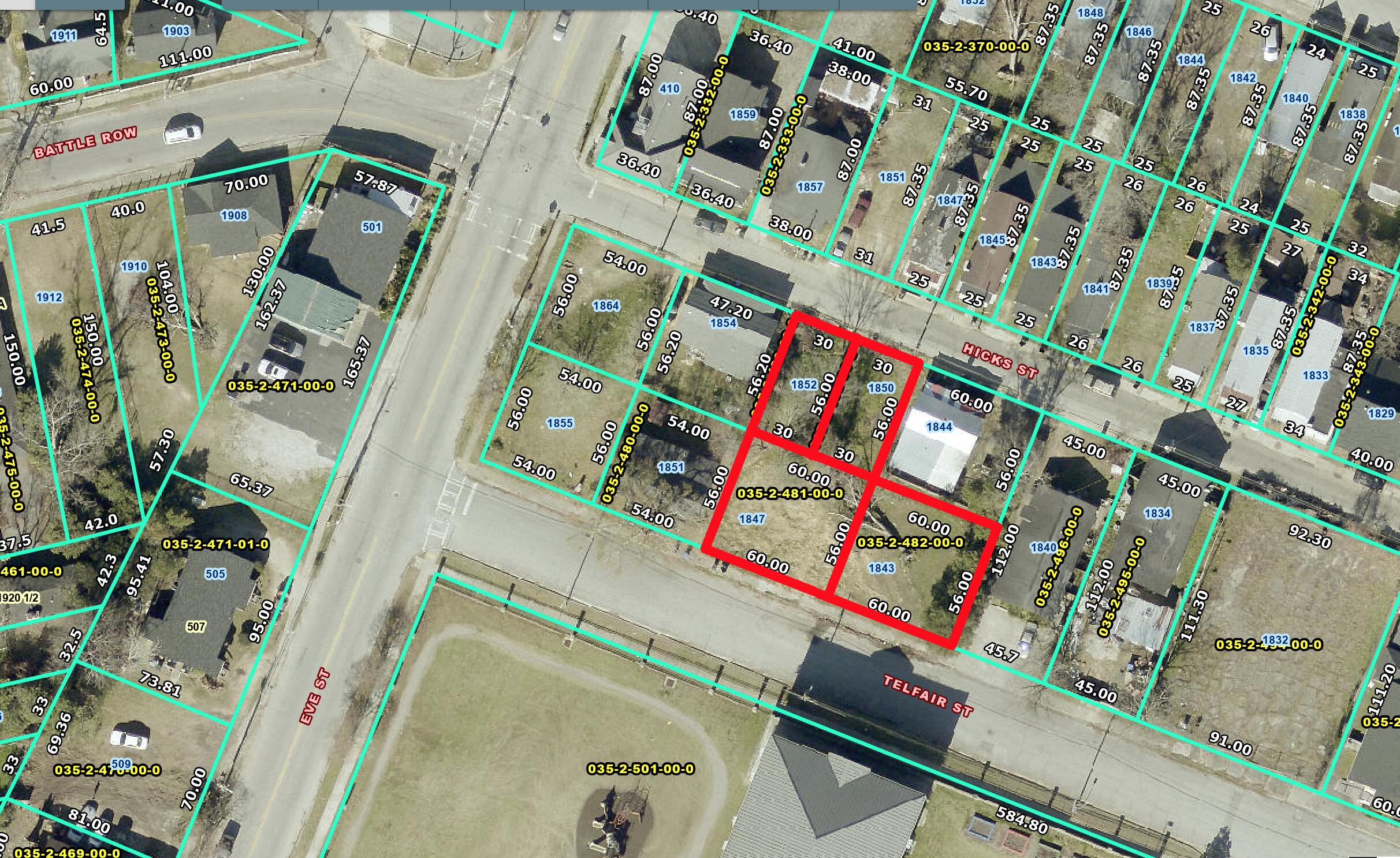 1852 Hicks Street Augusta, GA 30904 - Photo 2 of 3 Hicks Street & Telfair Street - Close up