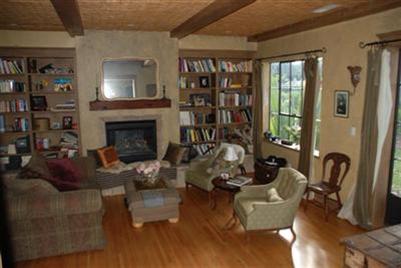 804 South Rice Road Ojai, CA 93023 - Photo 3 of 10 a living room with furniture and a fireplace
